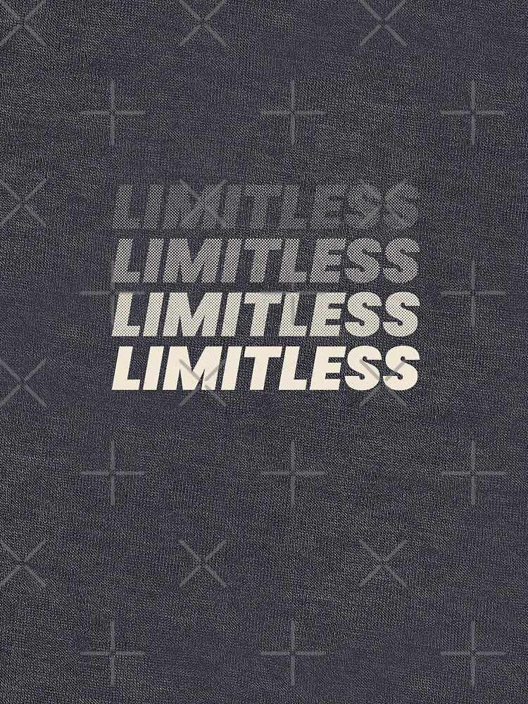 Fading bold typography 'Limitless' inspiring design by trepiu T-Shirts, Hoodie, Sweatshirt | BlankRebels.com (Image 3)