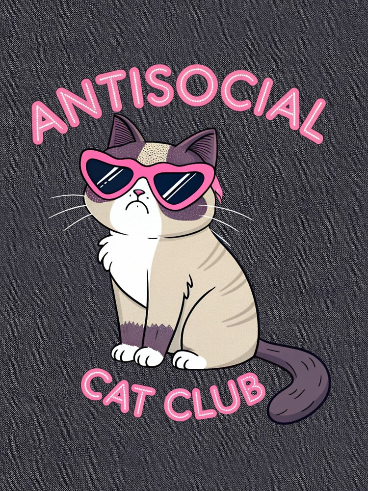 Antisocial Cat Club - Introvert Cat Humor by Artiviose T-Shirts, Hoodie, Sweatshirt | BlankRebels.com (Image 3)