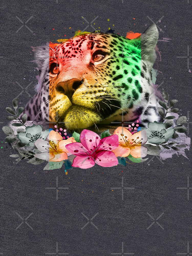Funny Go Tigers  With Cute Flowers,For Tigers And Flowers Lovers by fatydesignspace T-Shirts, Hoodie, Sweatshirt (Image 3)
