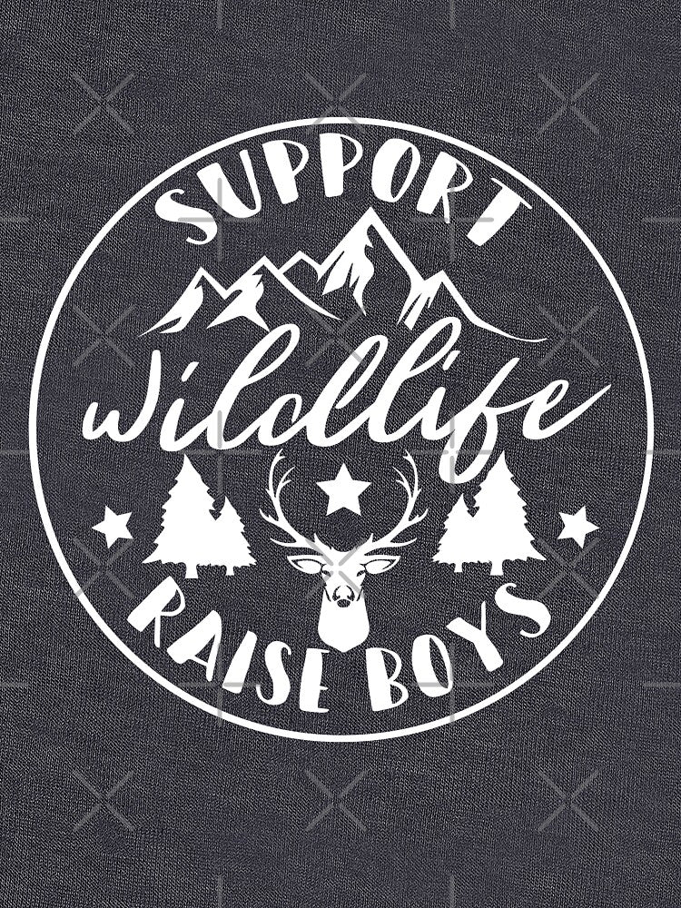Support Wildlife Raise Boys, Mom Shirt, Mom T-shirt, Funny Mom Shirt, Mommy Shirt, Mom Gift by TC design_JB... (Image 3)