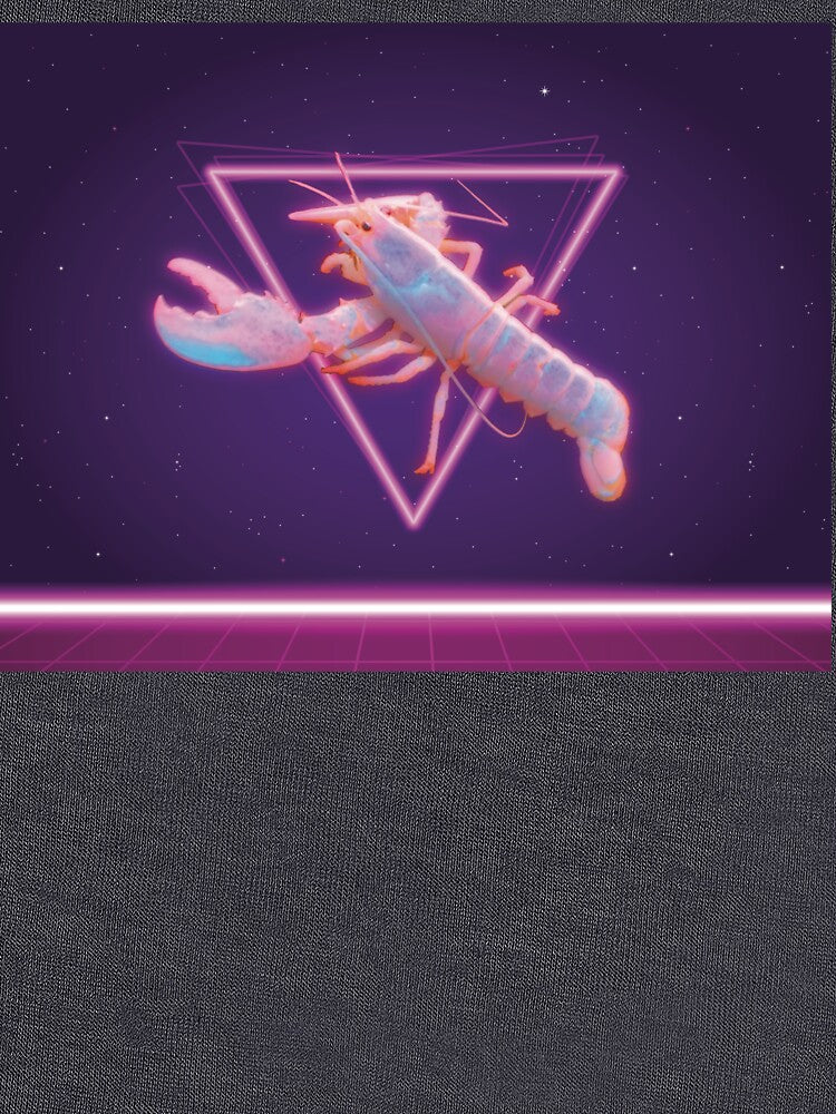Vaporwave Lobster by HistoryAction T-Shirts, Hoodie, Sweatshirt | BlankRebels.com (Image 3)