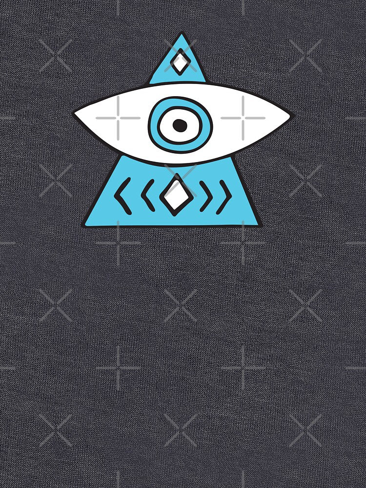 Light Blue Evil Eye "Peace" by Mystikaa T-Shirts, Hoodie, Sweatshirt | BlankRebels.com (Image 3)