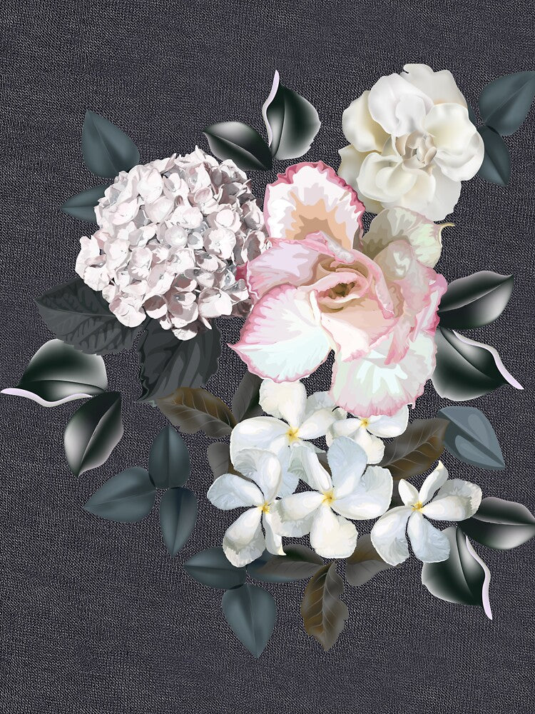 Floral bouquet retro style by WeeraS T-Shirts, Hoodie, Sweatshirt | BlankRebels.com (Image 3)
