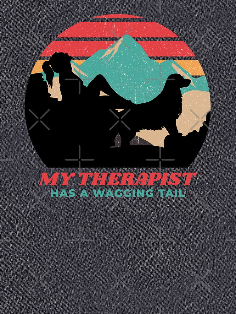 My Therapist Has Wagging Tail Golden Retriever Gift by Guarddogdrive T-Shirts, Hoodie, Sweatshirt | BlankRebels.com (Image 3)