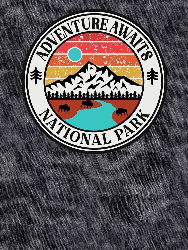Adventure Awaits National Park-Vintage by nature-space T-Shirts, Hoodie, Sweatshirt | BlankRebels.com (Image 3)