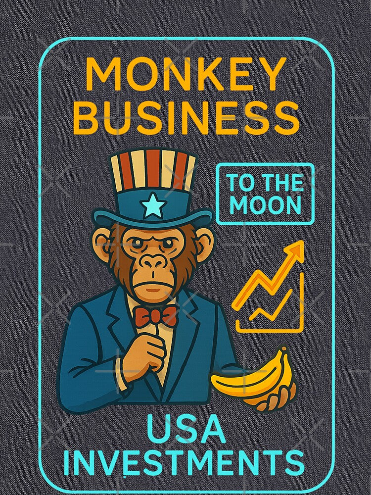 MONKEY BUSINESS – USA Investments T-Shirt by NAJURE Hoodie, Sweatshirt | BlankRebels.com (Image 3)
