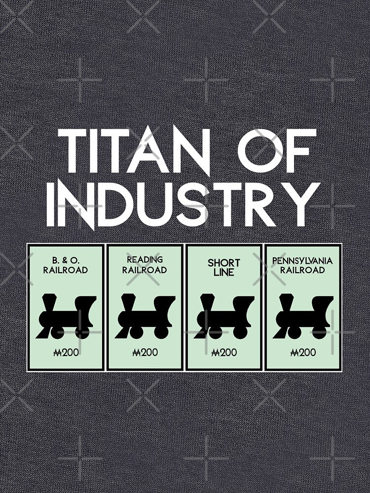 Railroad Titan, Monopoly by RstyBcktWkshp T-Shirts, Hoodie, Sweatshirt | BlankRebels.com (Image 3)
