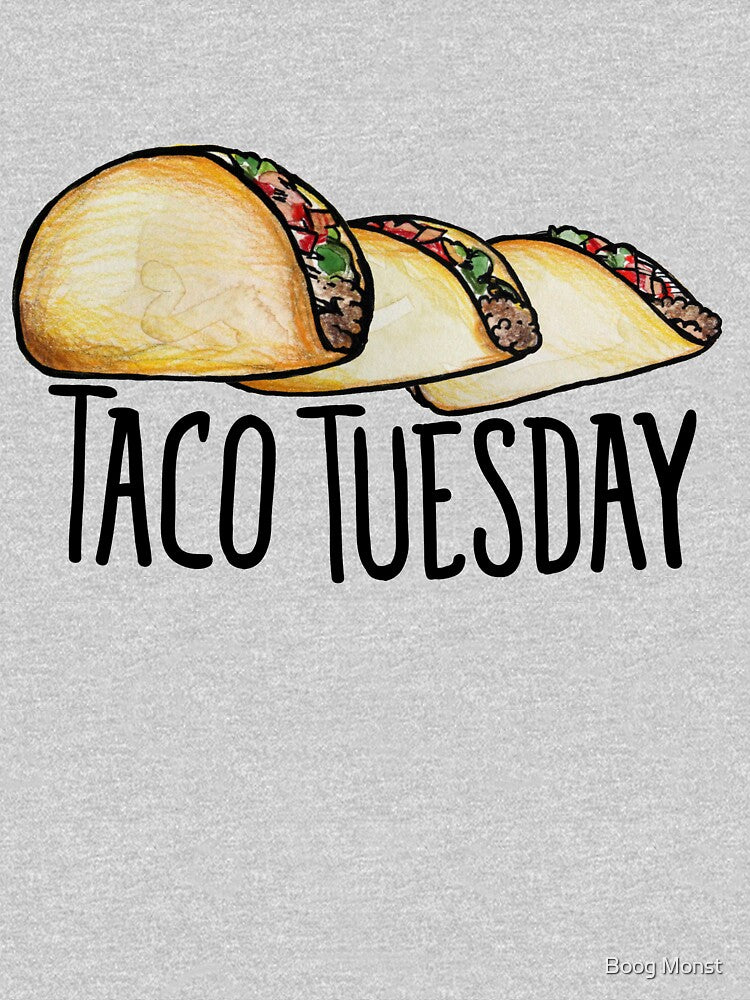 Taco Tuesday by Boog Monst T-Shirts, Hoodie, Sweatshirt | BlankRebels.com (Image 3)