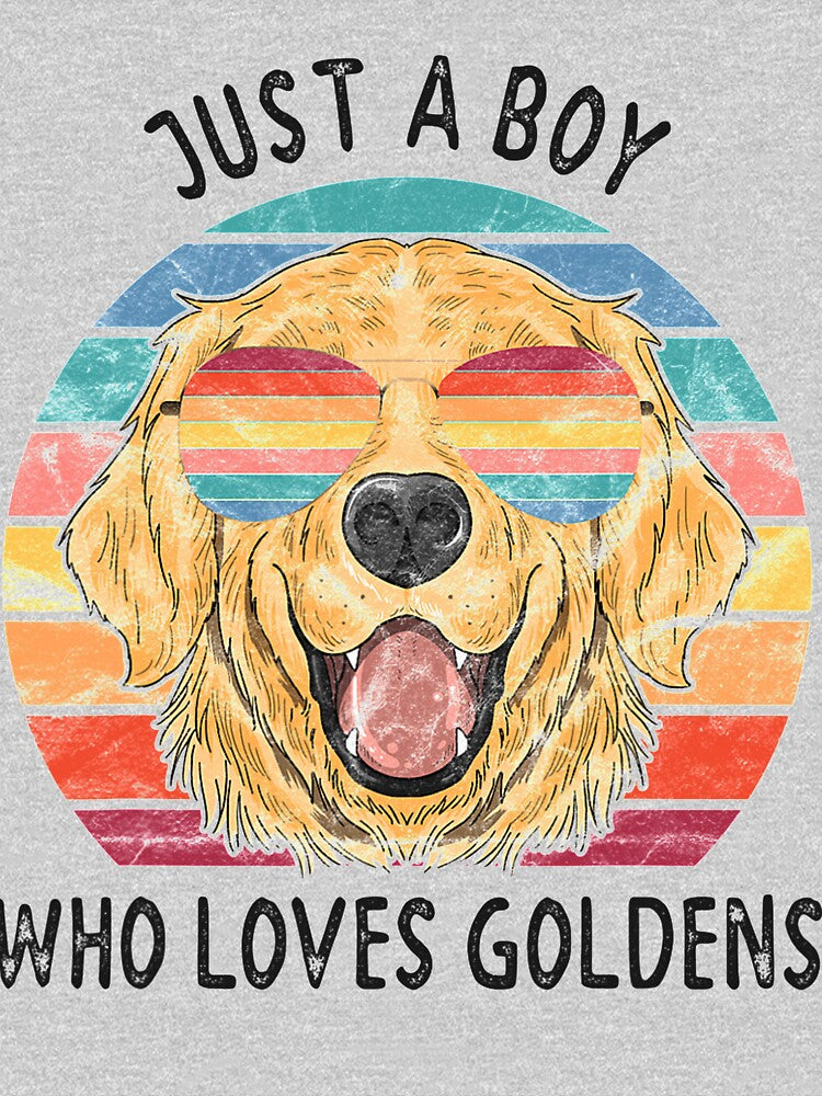 Boys Golden Retriever Dog by NiceStore095 T-Shirts, Hoodie, Sweatshirt | BlankRebels.com (Image 3)