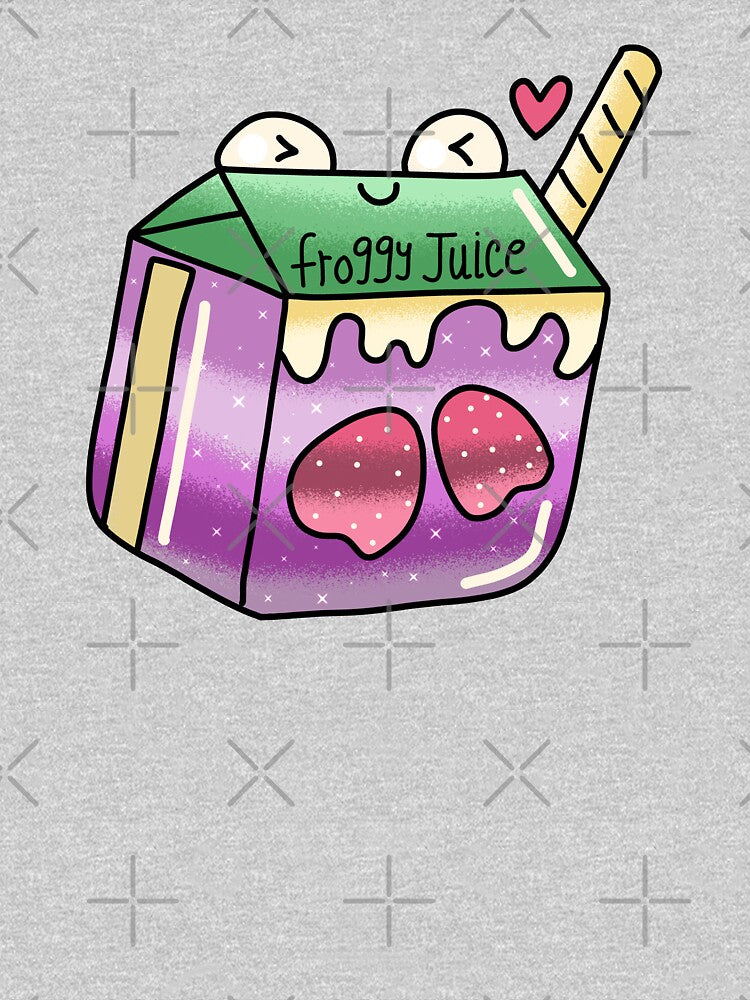 Cute Kawaii froggy strawberry juice aesthetic by Quacktails T-Shirts, Hoodie, Sweatshirt | BlankRebels.com (Image 3)