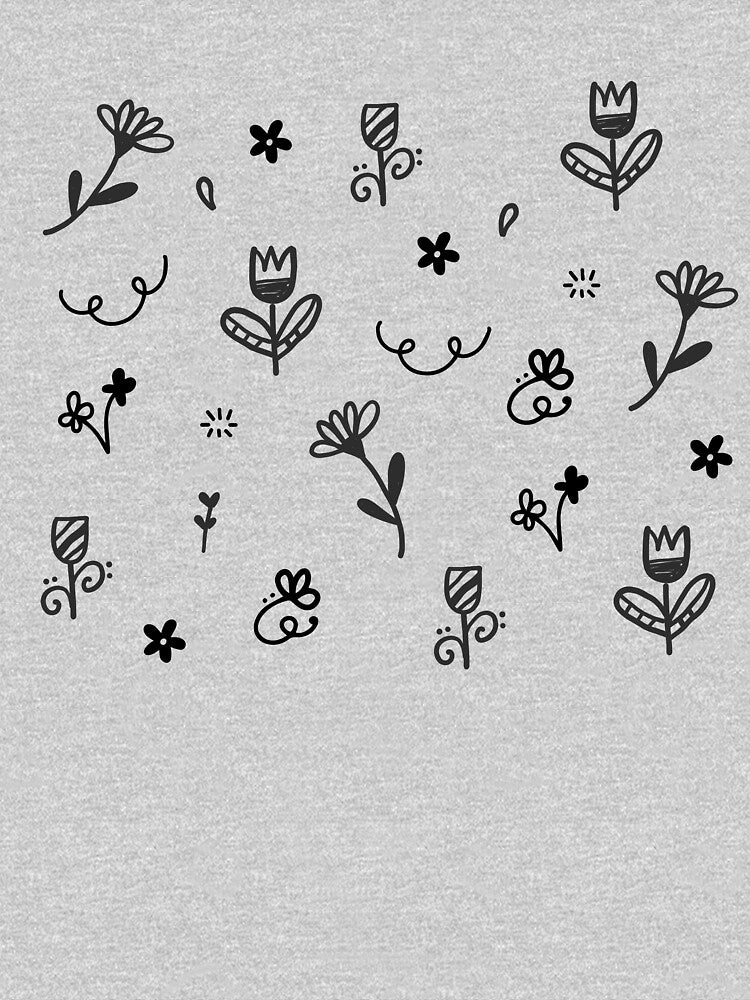 Doodle Flowers by shopBernadine T-Shirts, Hoodie, Sweatshirt | BlankRebels.com (Image 3)