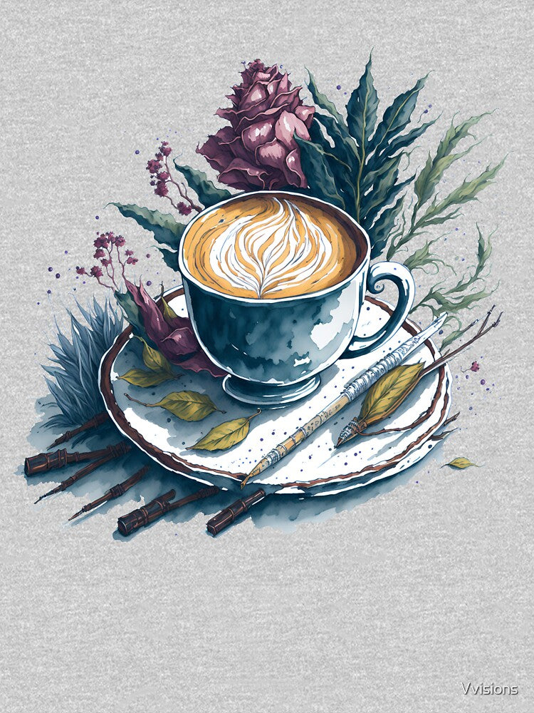 Books And Coffee  And Social Justice by Vvisions T-Shirts, Hoodie, Sweatshirt | BlankRebels.com (Image 3)