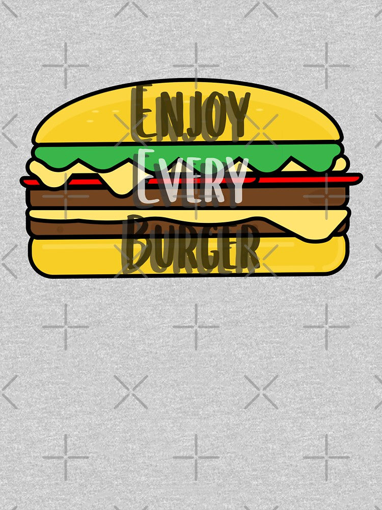 Enjoy Your Burger Sticker Design 2 by PositiveStudio T-Shirts, Hoodie, Sweatshirt | BlankRebels.com (Image 3)