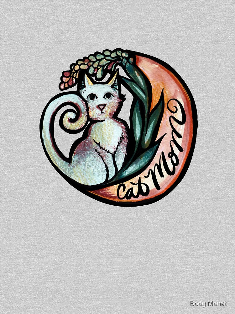 Cat Mom by Boog Monst T-Shirts, Hoodie, Sweatshirt | BlankRebels.com (Image 3)