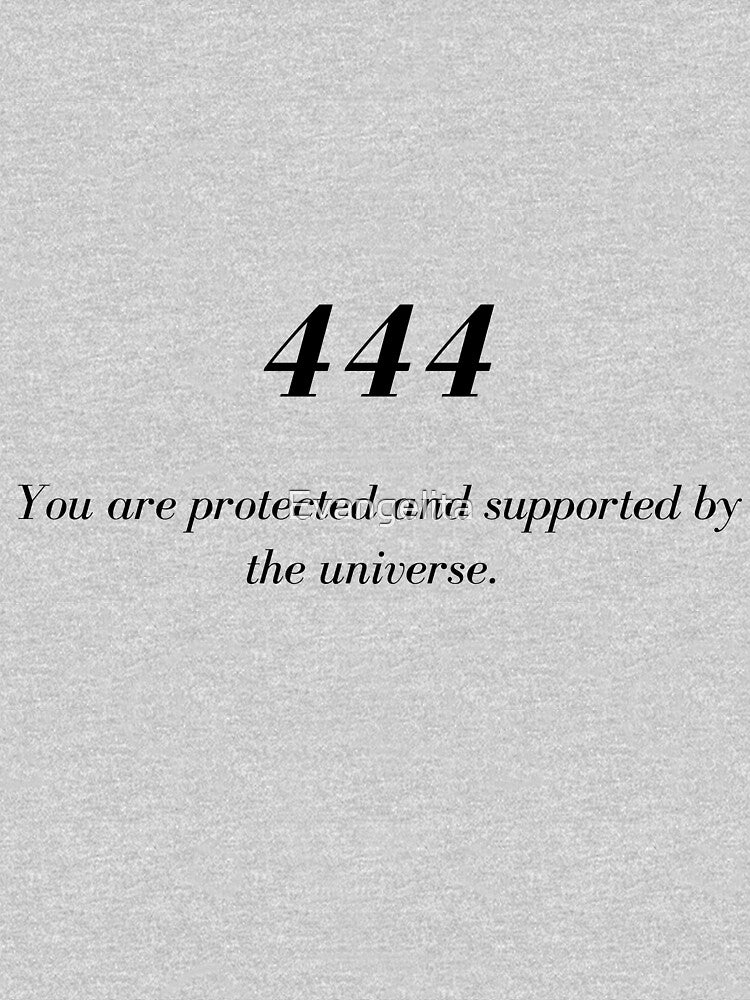 Angel Number 444 Design – Spiritual Protection, Numerology by Evangelita T-Shirts, Hoodie, Sweatshirt (Image 3)