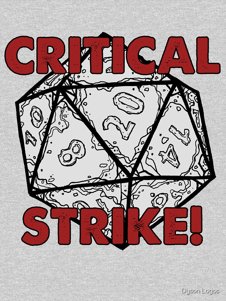 CRITICAL STRIKE! by Dyson Logos T-Shirts, Hoodie, Sweatshirt | BlankRebels.com (Image 3)