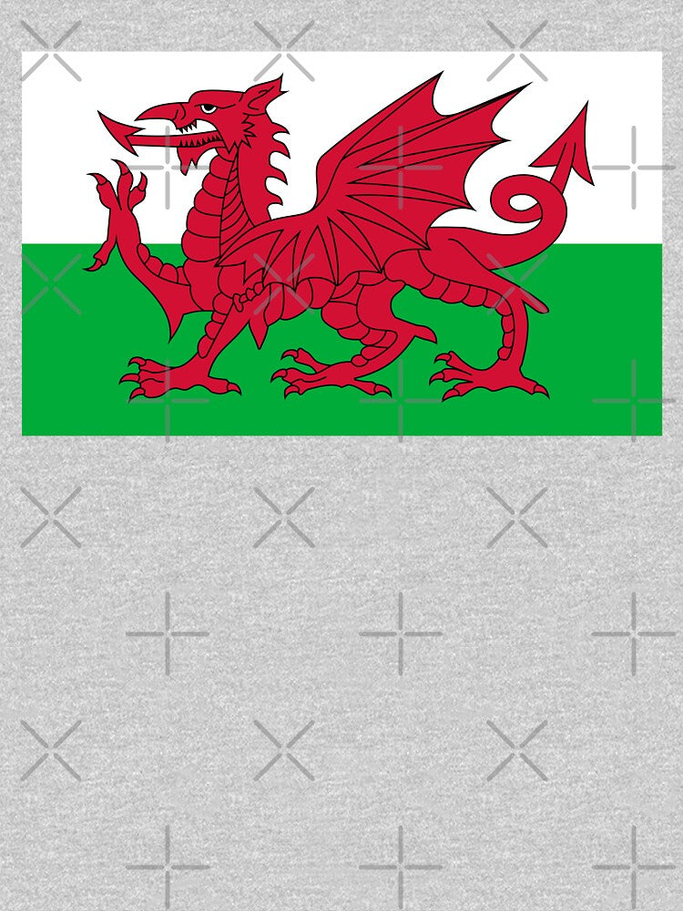 Welsh flag of Wales by FlagsandSymbols T-Shirts, Hoodie, Sweatshirt | BlankRebels.com (Image 3)