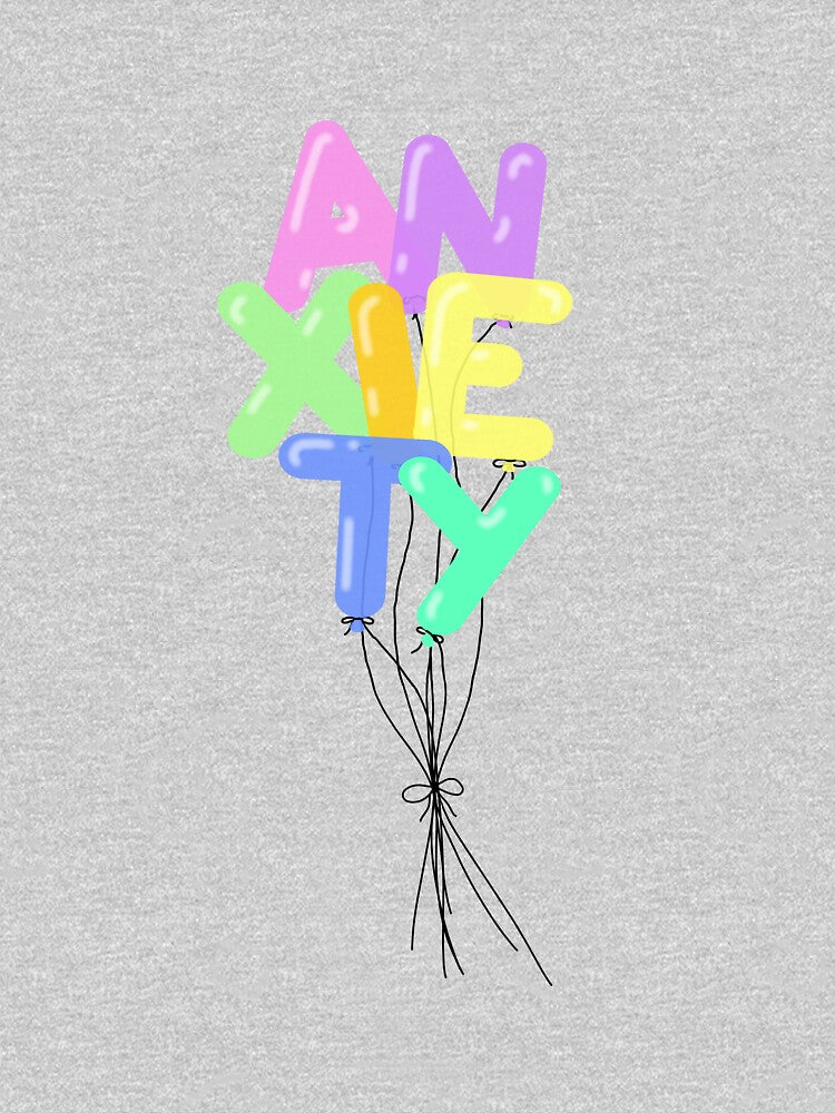 Anxiety Balloons by PickledStickers T-Shirts, Hoodie, Sweatshirt | BlankRebels.com (Image 3)