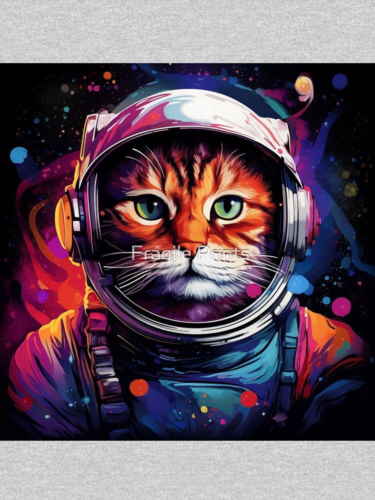 Orange Cat Astronaut by Fragile Prints T-Shirts, Hoodie, Sweatshirt | BlankRebels.com (Image 3)