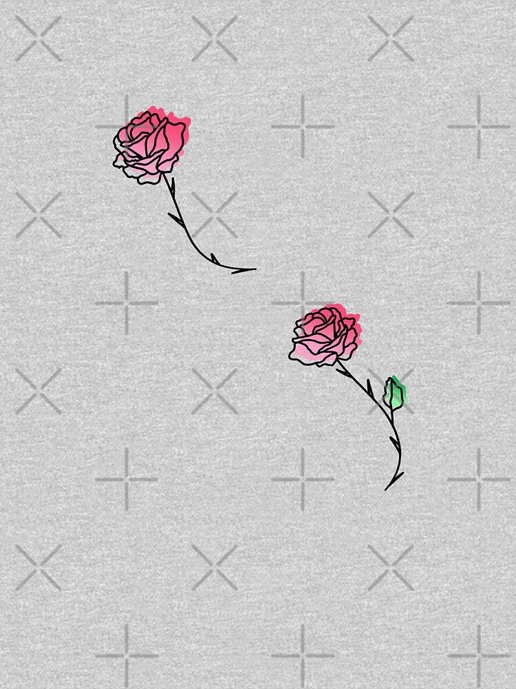 Minimal Rose Art T-Shirts, Hoodie, Sweatshirt