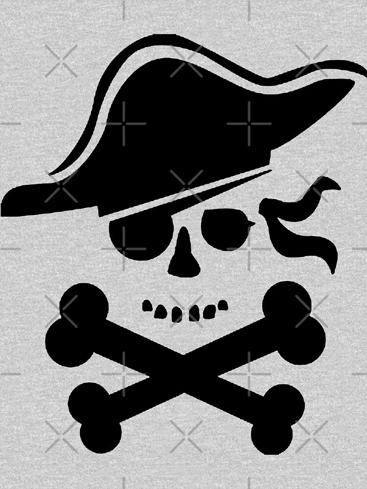 Pirate Skeleton Symbol by RagnarokDesigns T-Shirts, Hoodie, Sweatshirt | BlankRebels.com (Image 3)