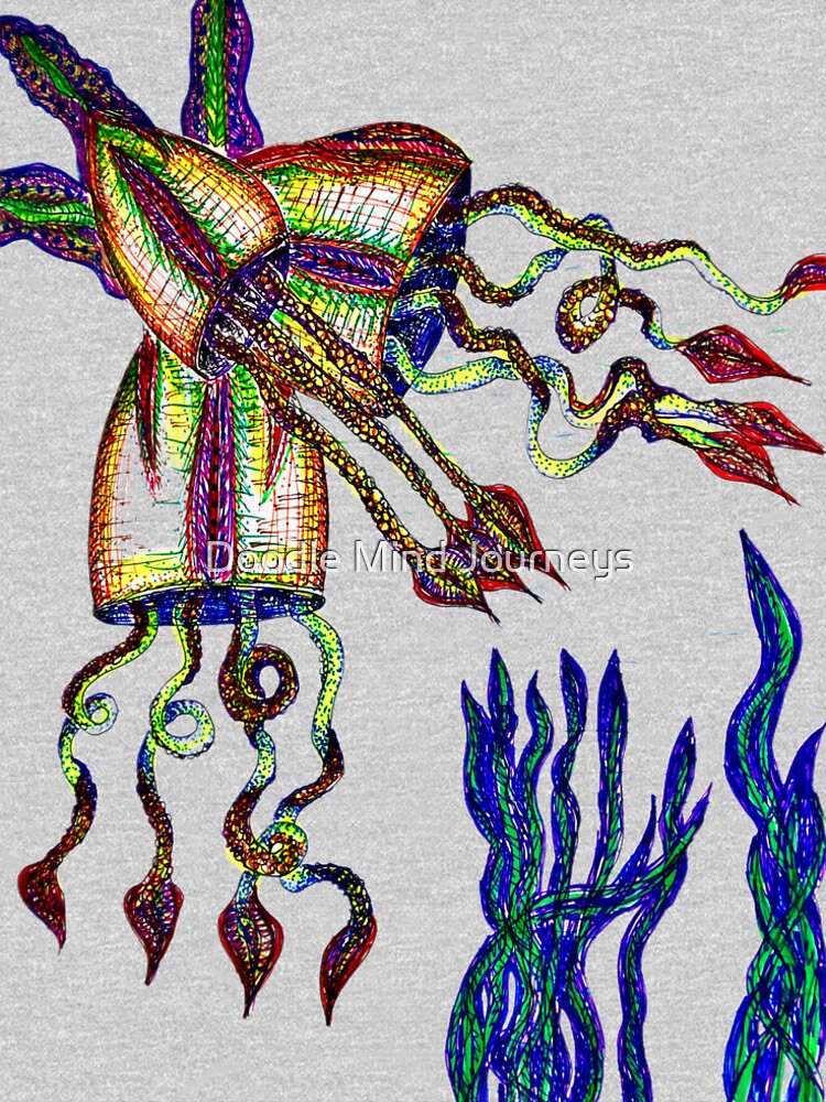 Squid triad by Doodle Mind Journeys T-Shirts, Hoodie, Sweatshirt | BlankRebels.com (Image 2)