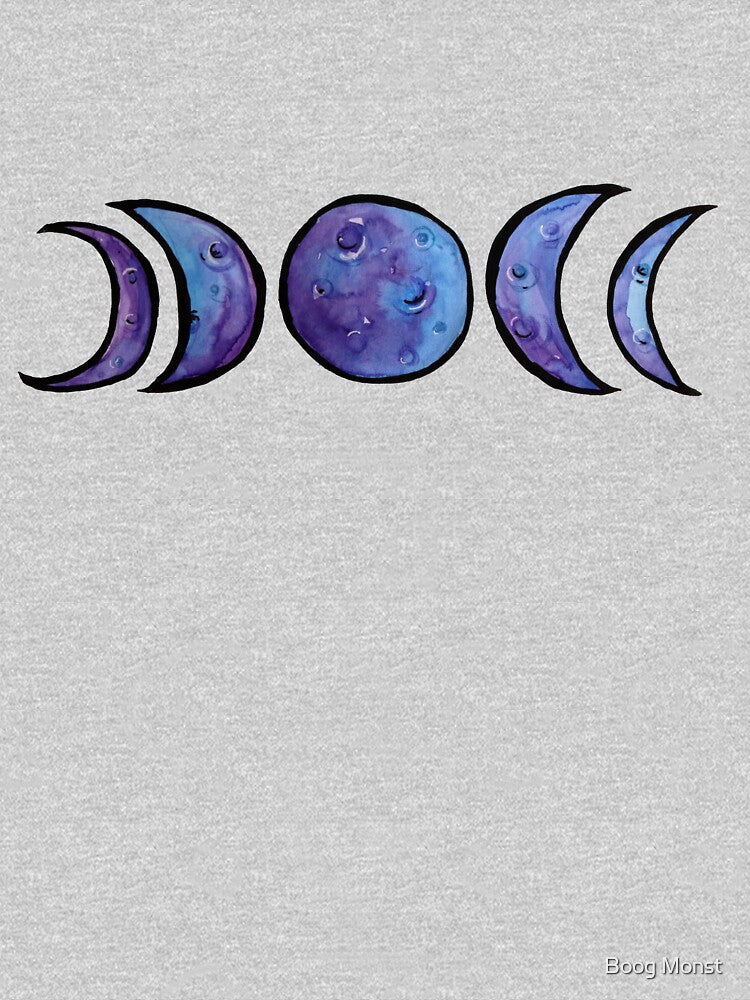 Moon Phases by Boog Monst T-Shirts, Hoodie, Sweatshirt | BlankRebels.com (Image 3)
