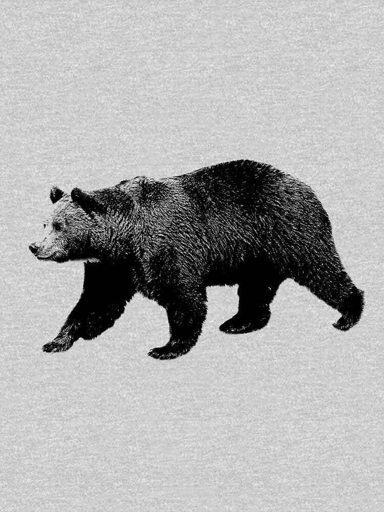 Bear Walking in the Woods. Digital Engraving by Digital Eclectica T-Shirts, Hoodie, Sweatshirt | BlankRebels.com (Image 3)