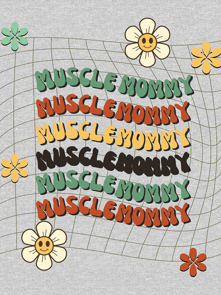 Muscle Mommy Vintage T-Shirt by Hedersondesigns Hoodie, Sweatshirt | BlankRebels.com (Image 3)