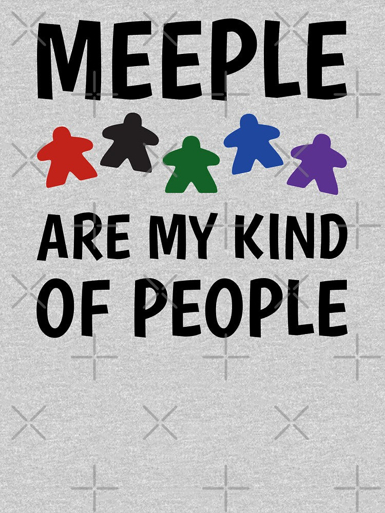 Board Games, Game Night - Meeple are my kind of People by EstelleStar T-Shirts, Hoodie, Sweatshirt (Image 3)