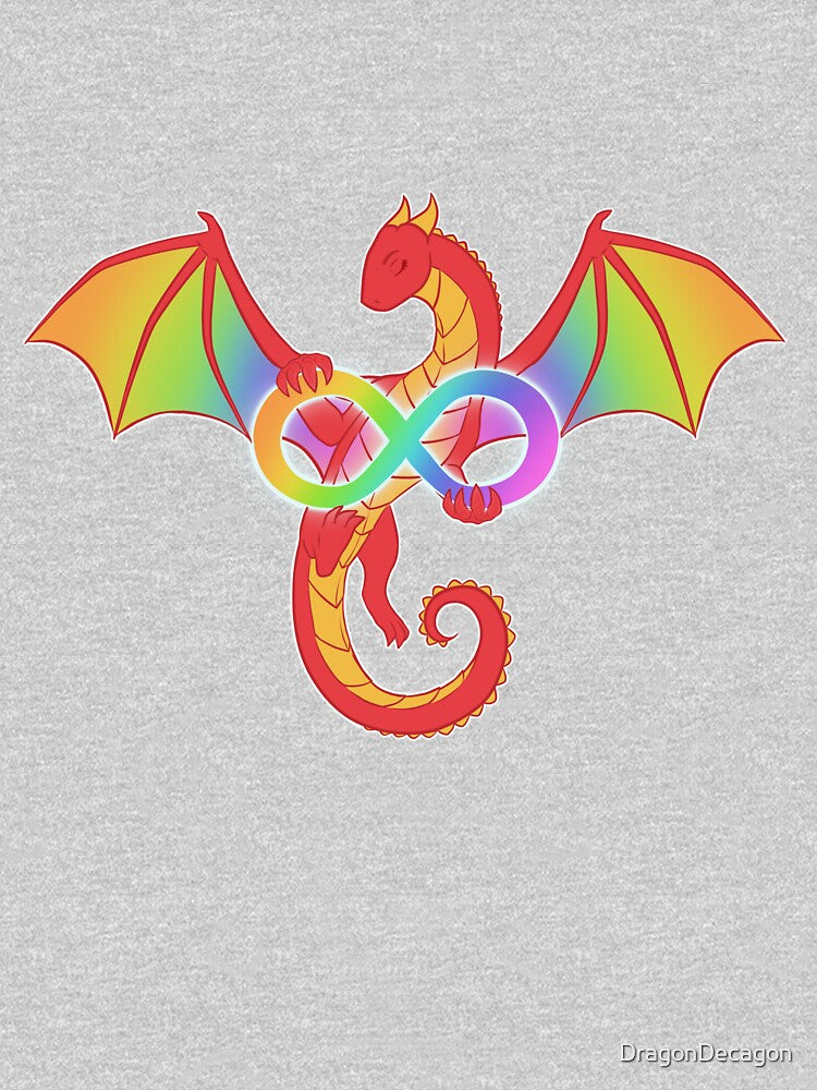 Autistic Dragon by DragonDecagon T-Shirts, Hoodie, Sweatshirt | BlankRebels.com (Image 3)