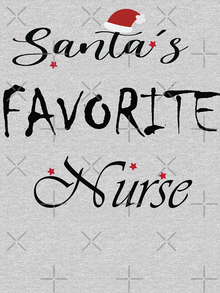 Copy of Santa's Favorite Nurse,  Nurse christmas, Nurse Happy Christma 2022s by MORADRIF T-Shirts, Hoodie,... (Image 3)