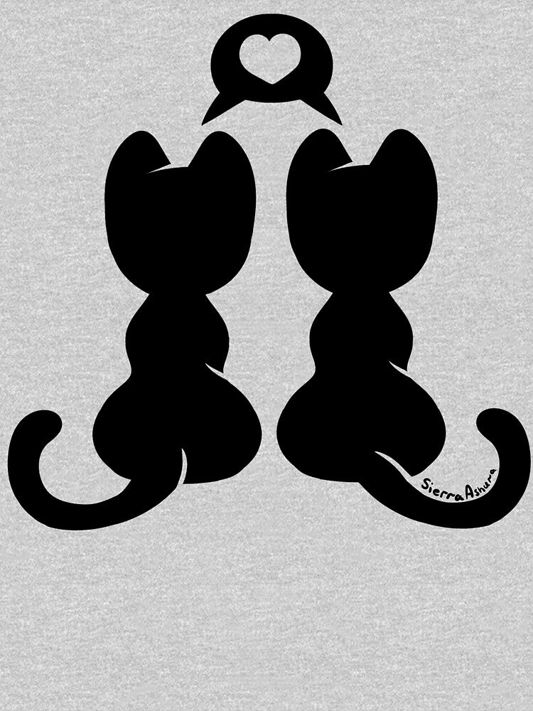 Cat Love - Dark by SierraAshura T-Shirts, Hoodie, Sweatshirt | BlankRebels.com (Image 3)