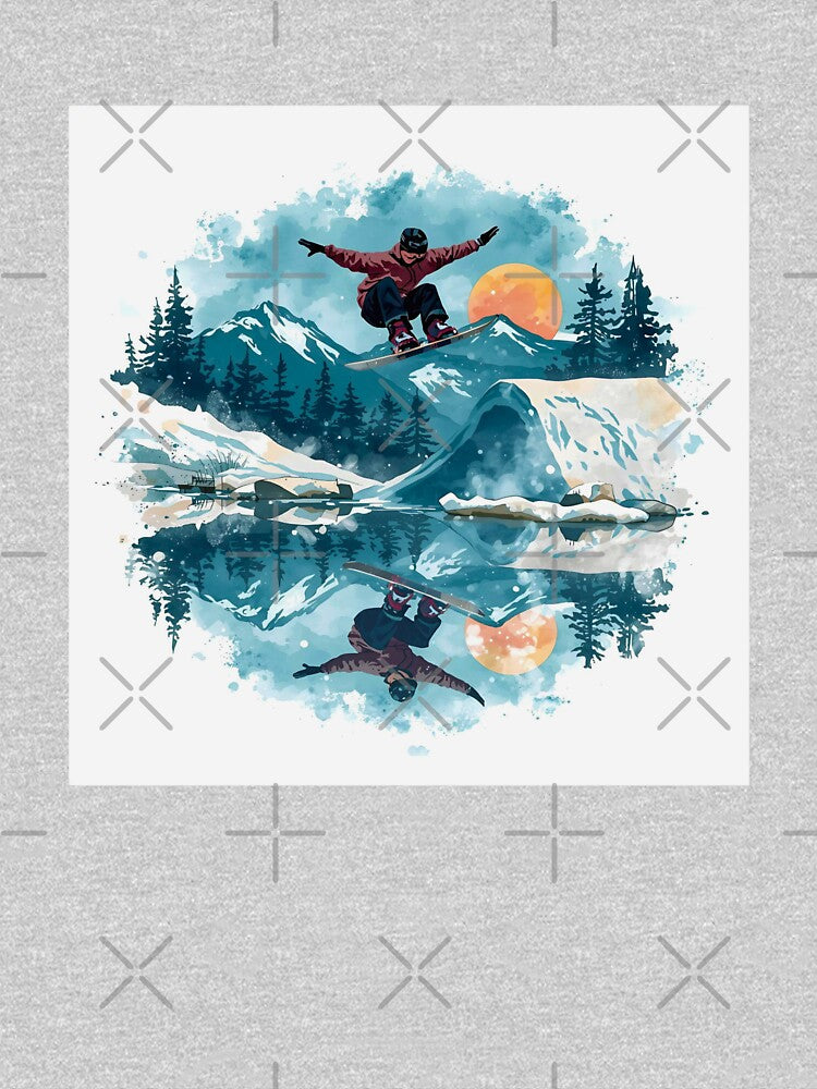 Snowboard Waterscape by FitEnvy T-Shirts, Hoodie, Sweatshirt | BlankRebels.com (Image 3)