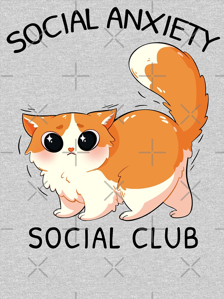 social anxiety social club by hunnydoll T-Shirts, Hoodie, Sweatshirt | BlankRebels.com (Image 3)