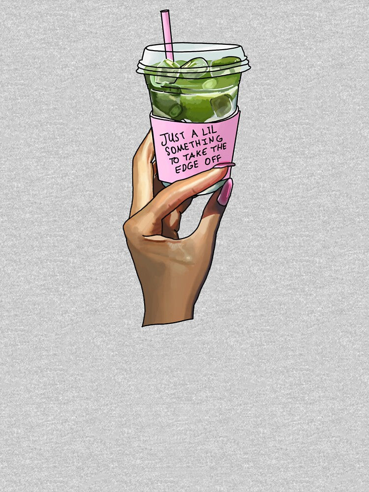 Just a lil something to take the edge off (matcha) by AlyaCreates