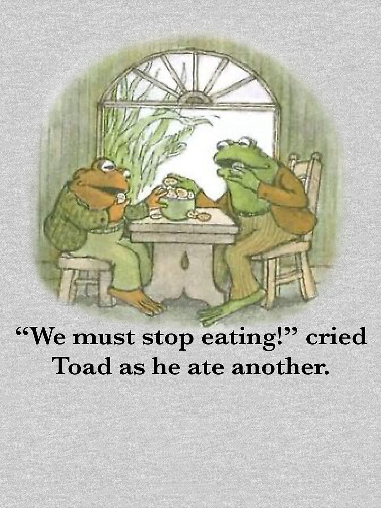 Frog and Toad Eating Cookies by PoeTatoes