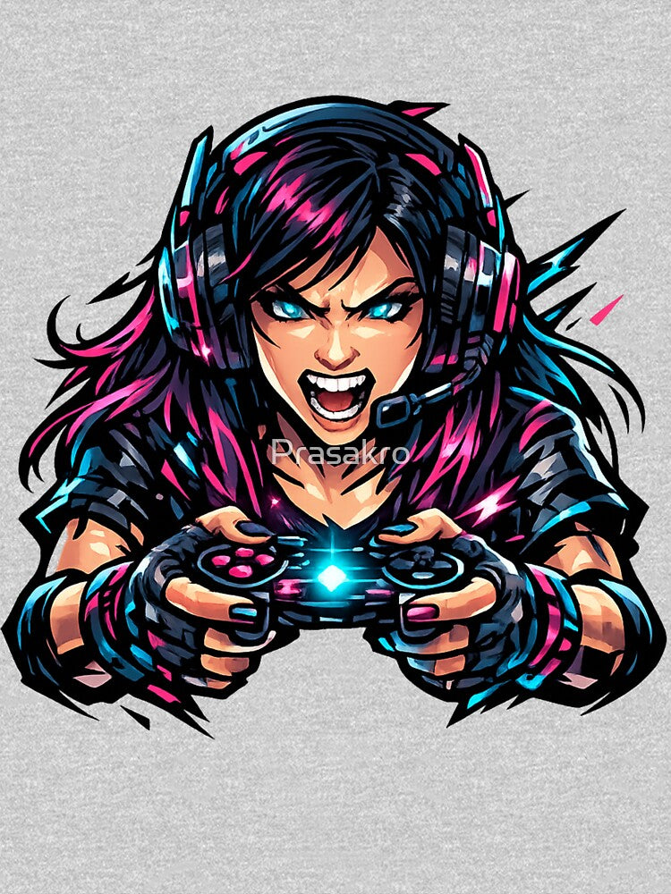 Gamer Girl by Prasakro T-Shirts, Hoodie, Sweatshirt | BlankRebels.com (Image 3)