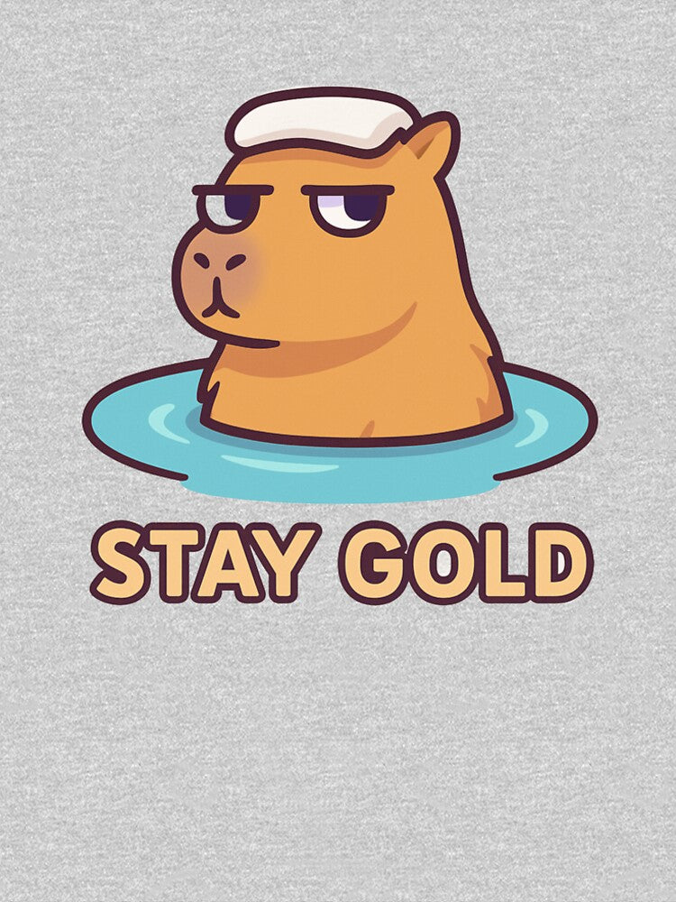 Chill Capybara in Hot Spring by Tika1Tika T-Shirts, Hoodie, Sweatshirt | BlankRebels.com (Image 2)