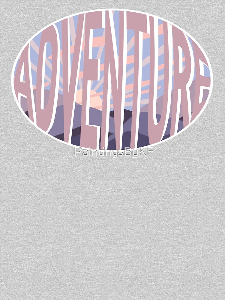Adventure with mountains at sunset/dusk by PaintingsByKF T-Shirts, Hoodie, Sweatshirt | BlankRebels.com (Image 3)