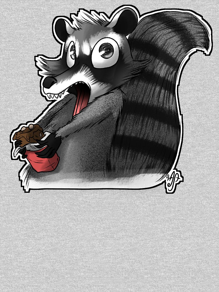 Trash Raccoon by Mr-Jest T-Shirts, Hoodie, Sweatshirt | BlankRebels.com (Image 3)