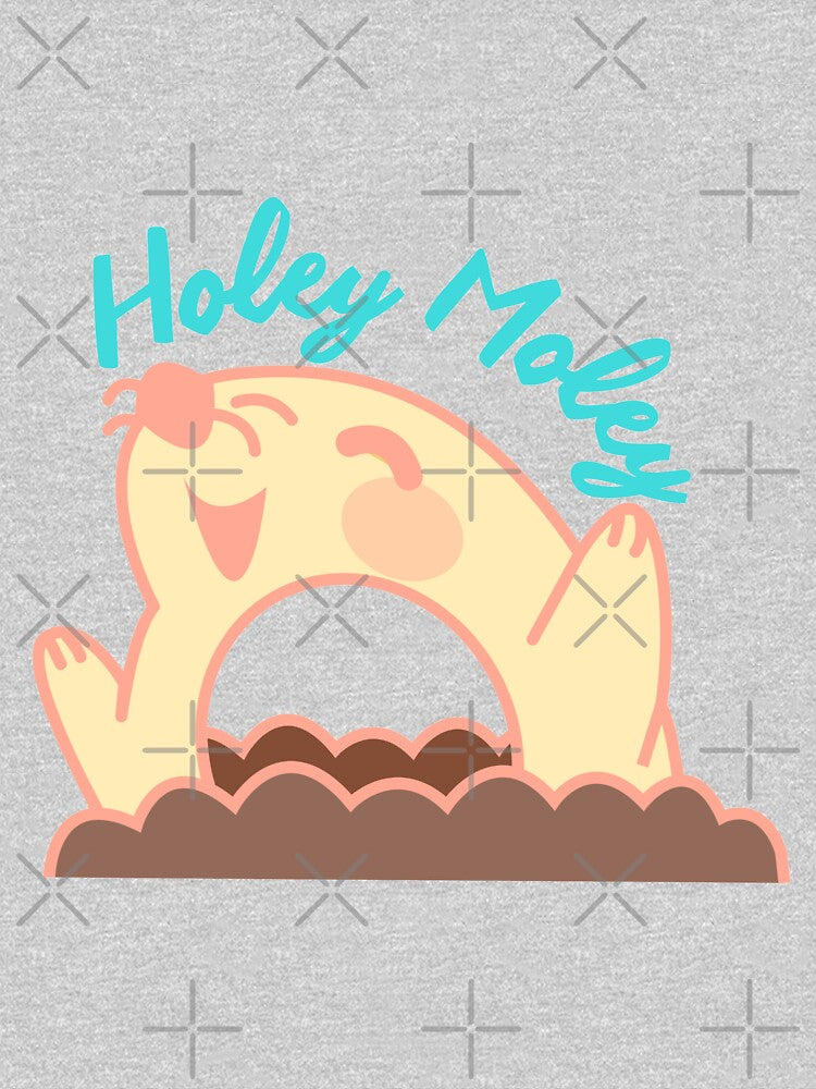 Holey Moley Cute Mole T-Shirt | Hoodie | Top by MonkeyPaper Sweatshirt | BlankRebels.com (Image 3)