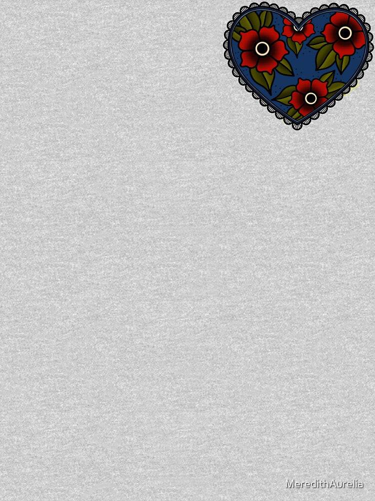 Floral Heart by MeredithAurelia T-Shirts, Hoodie, Sweatshirt | BlankRebels.com (Image 3)