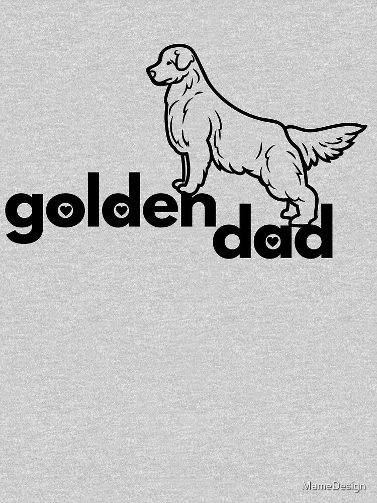 golden retriever dad gift by MameDesign T-Shirts, Hoodie, Sweatshirt | BlankRebels.com (Image 3)