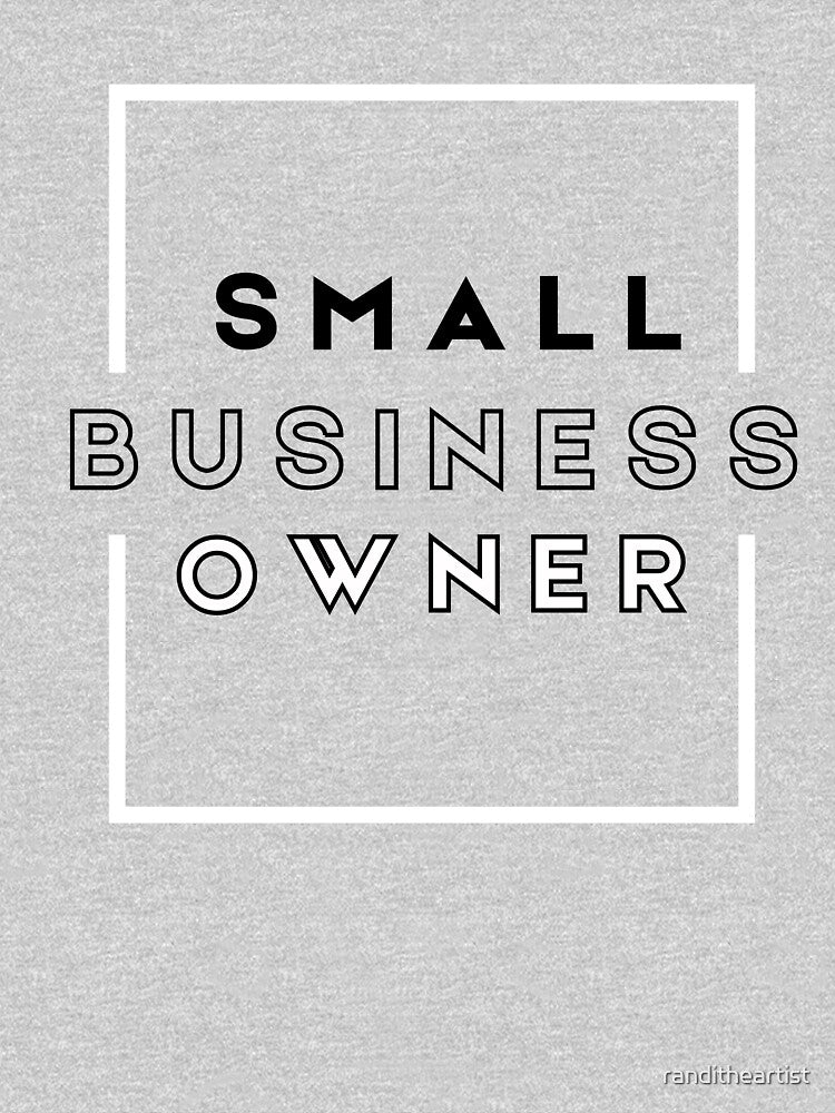 Small Business Owner, simple design by Constant Readers T-Shirts, Hoodie, Sweatshirt | BlankRebels.com (Image 3)