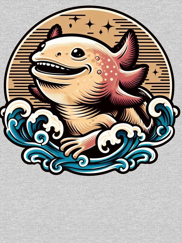 Happy Axolotl by KingCuppaDigitalArt T-Shirts, Hoodie, Sweatshirt | BlankRebels.com (Image 3)