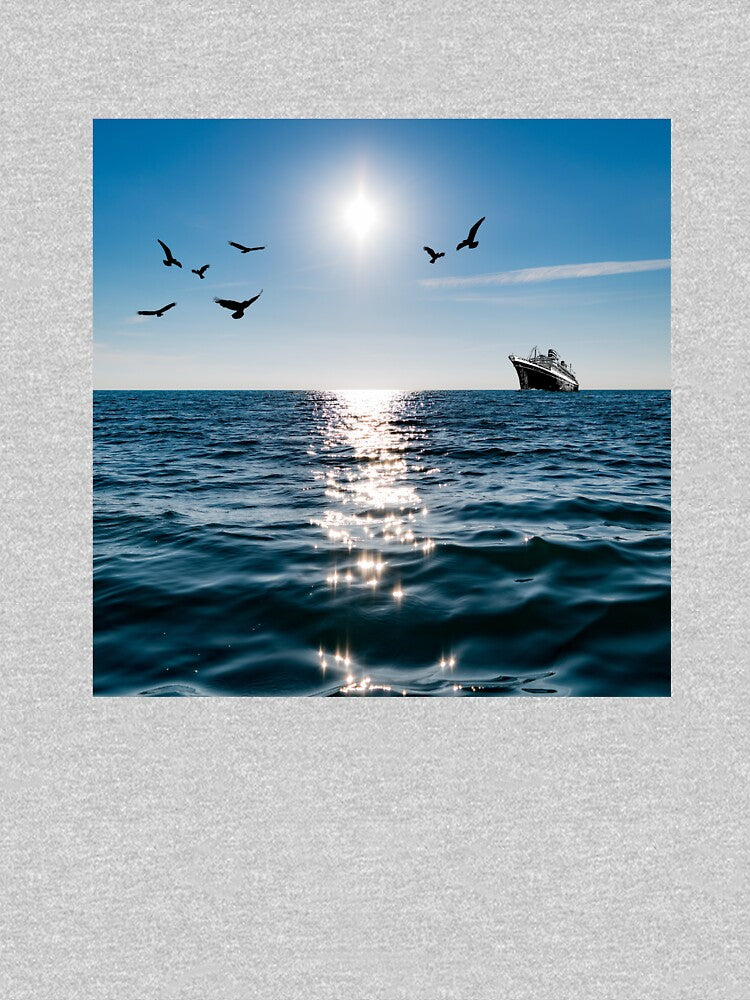 Peaceful Sun Rising Ocean by HappyLife4U T-Shirts, Hoodie, Sweatshirt | BlankRebels.com (Image 3)