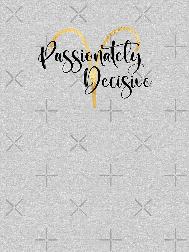 For the Passionately Decisive Aries - Black and Gold Zodiac Aesthetic by GWTF-Designs T-Shirts, Hoodie, Sweatshirt (Image 3)