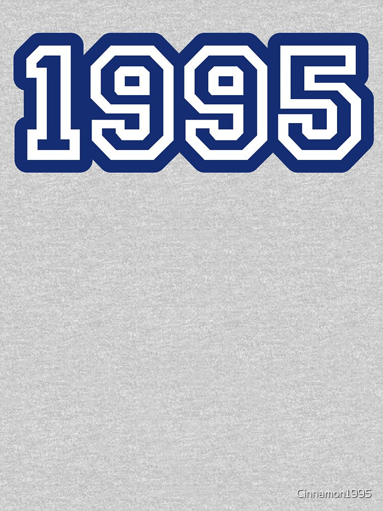 “1995” 90s College Numbers – Blue Border by Vision Illustrated T-Shirts, Hoodie, Sweatshirt | BlankRebels.com (Image 3)