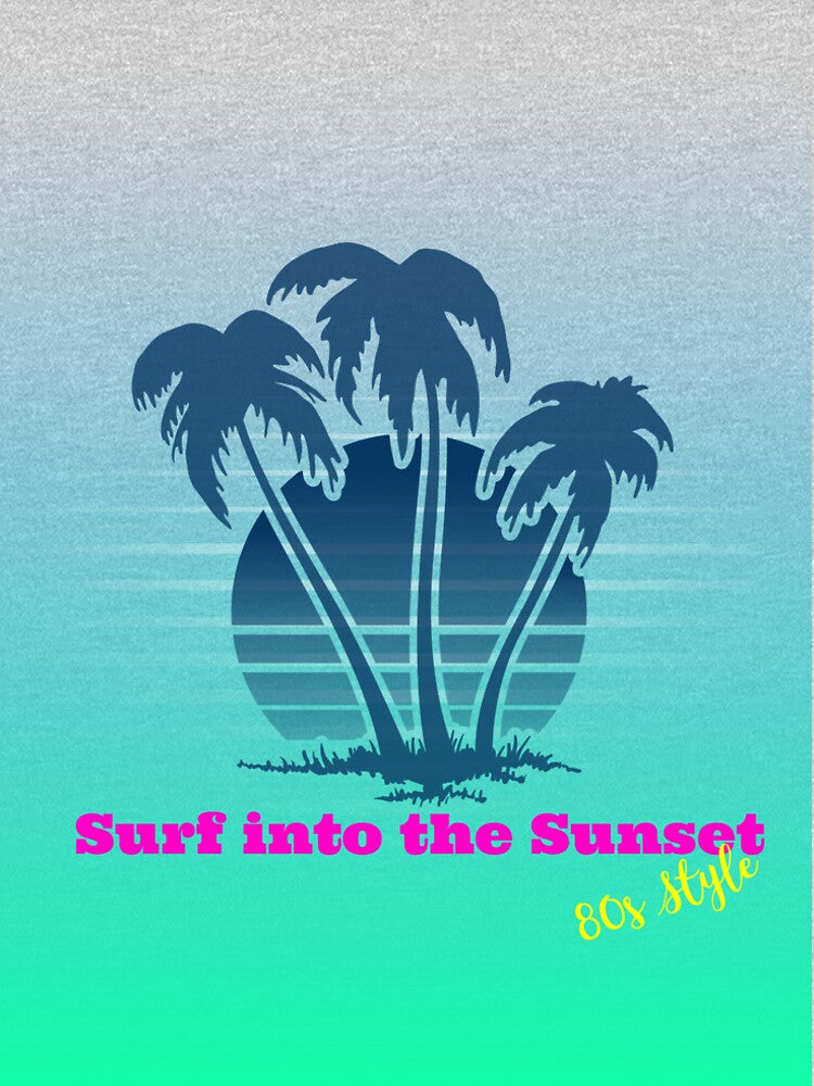 Surf Sunset 80s T-Shirts, Hoodie, Sweatshirt